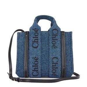 Chloe Denim Small Tote Bag